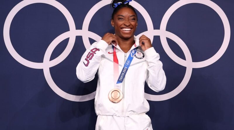 Simone Biles wins bigtime like a goat