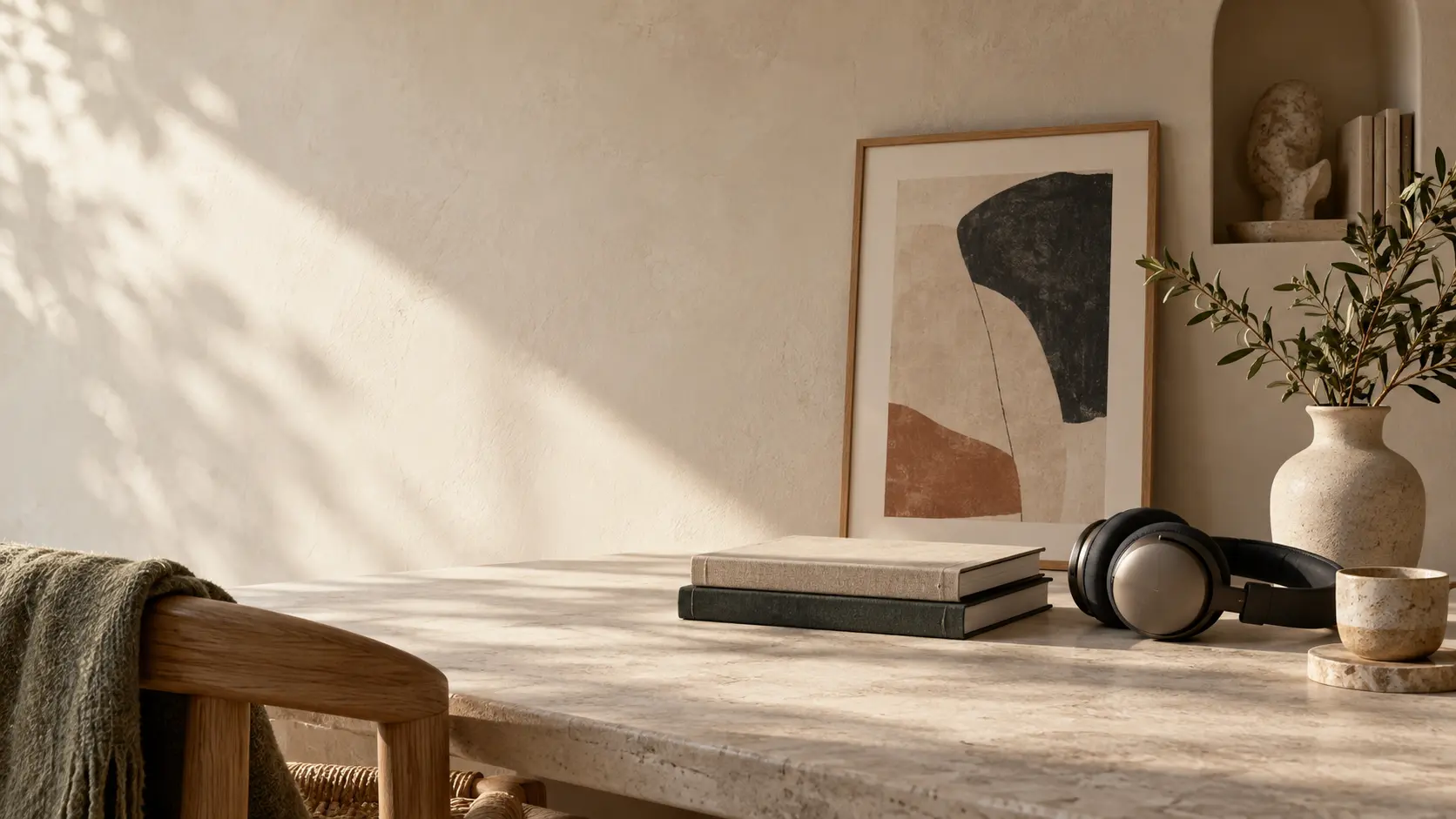 CISAGO books, audio, art and creative lifestyle objects in a warm editorial studio