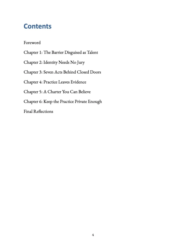 Permission Before Talent — Preview Page 4 Permission Before Talent preview page 4