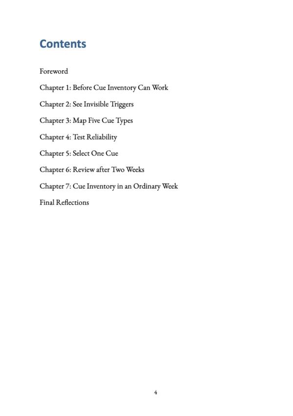 The Cue Inventory preview page 4