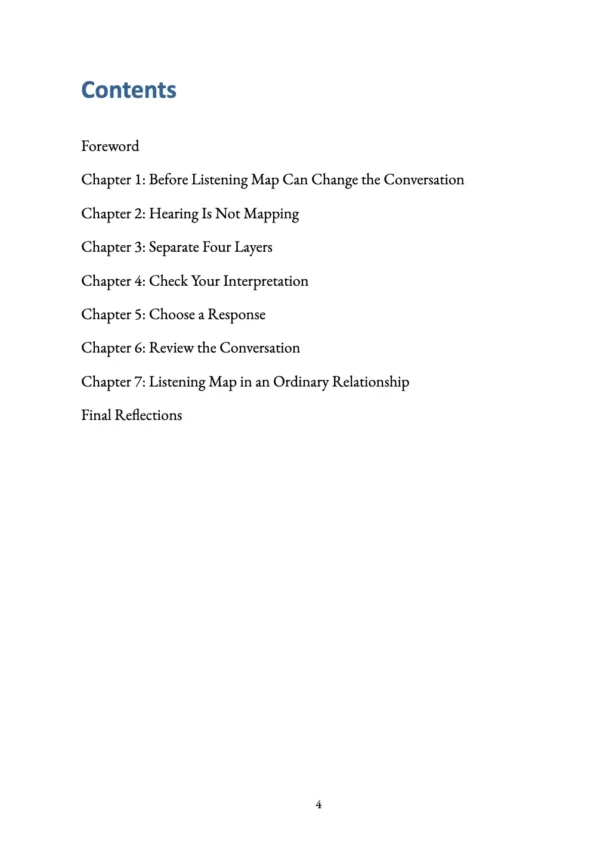 The Listening Map — Preview Page 4 The Listening Map preview page 4