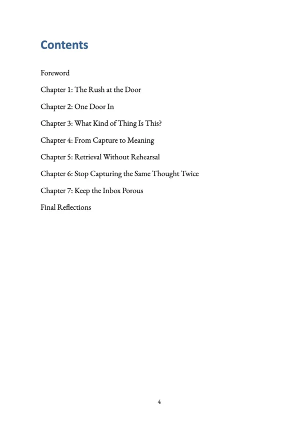 The Mental Inbox Method — Preview Page 4 The Mental Inbox Method preview page 4