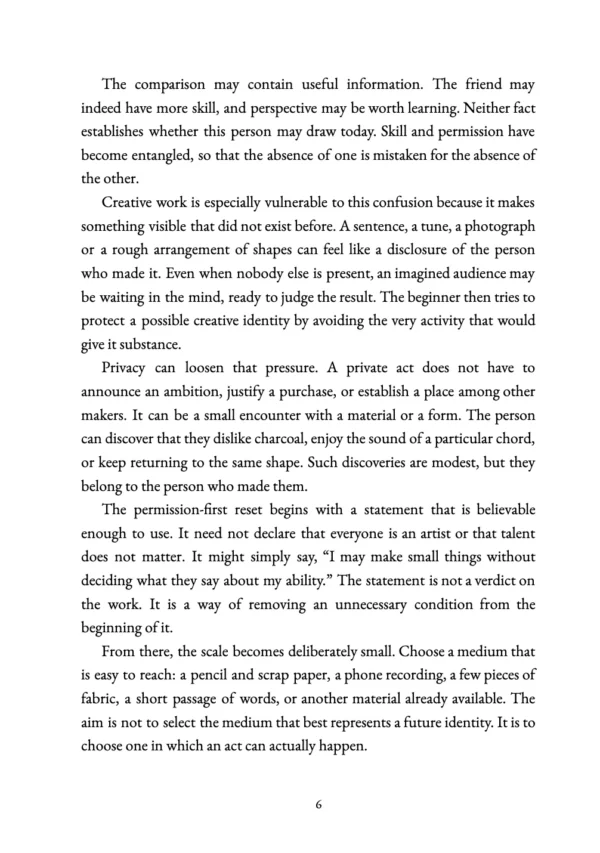 Permission Before Talent — Preview Page 6 Permission Before Talent preview page 6